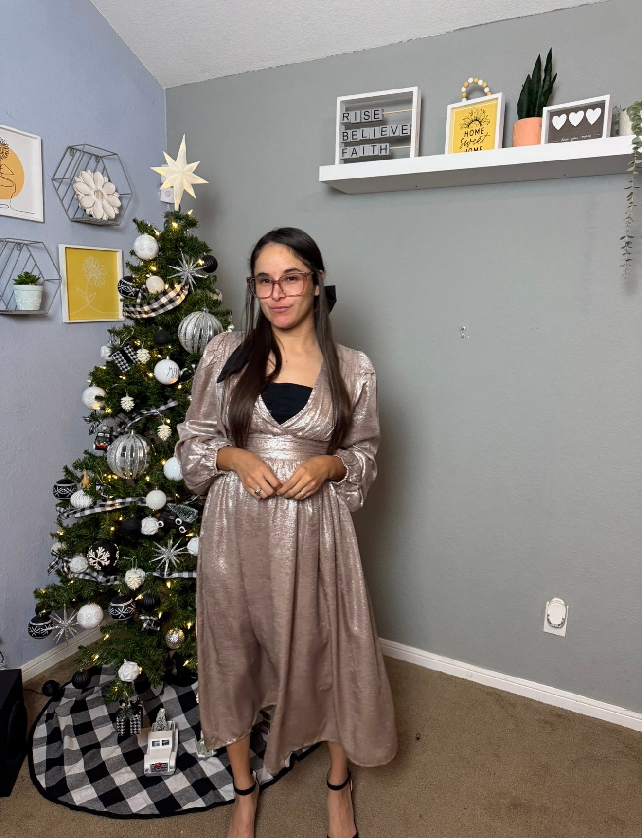 My Darling Shiny Metallic Champagne