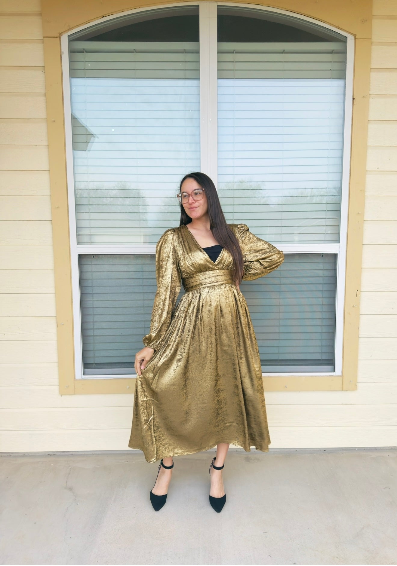 My Darling Shiny Metallic Gold