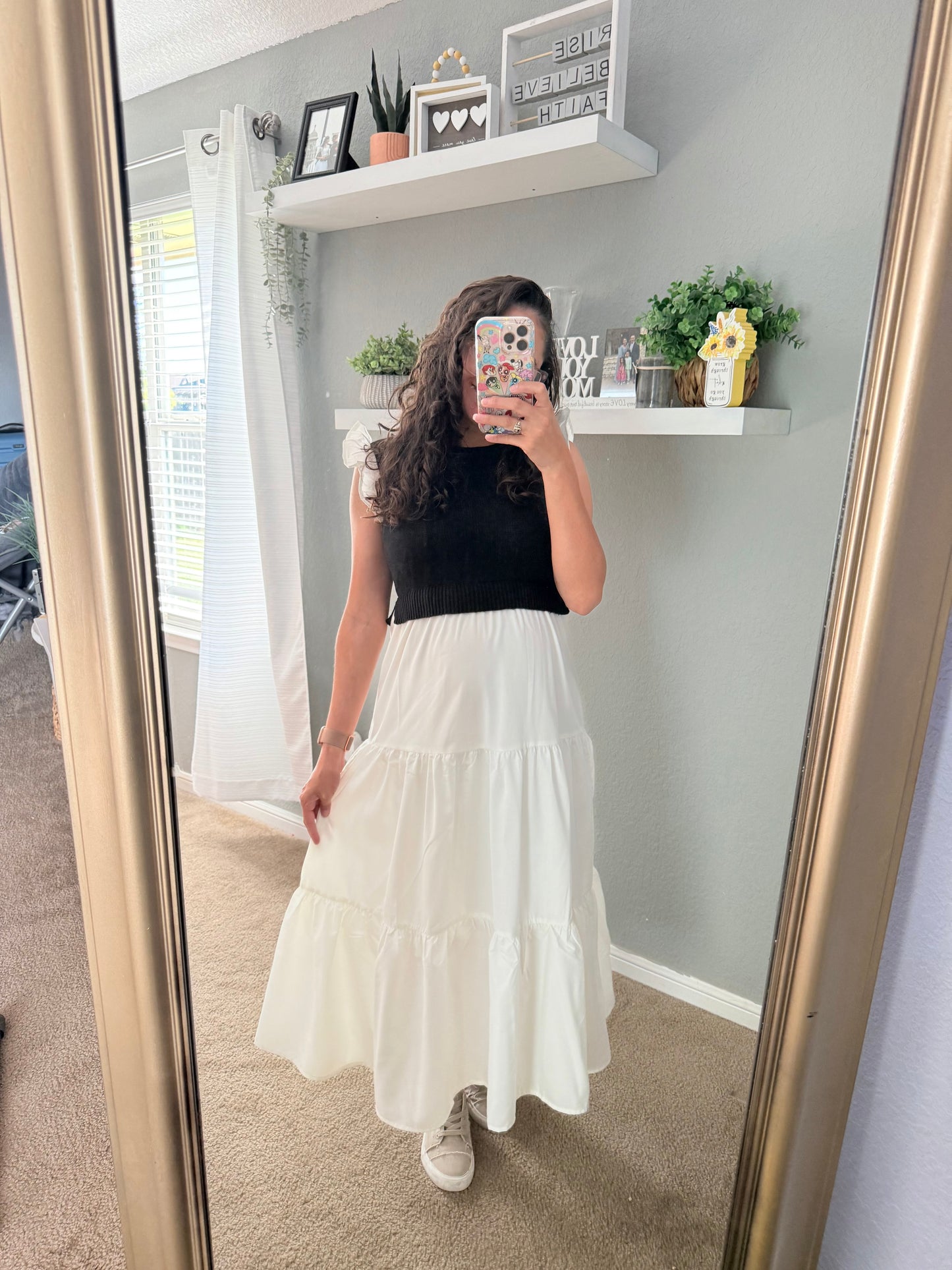 Sandrie Maxi White Dress