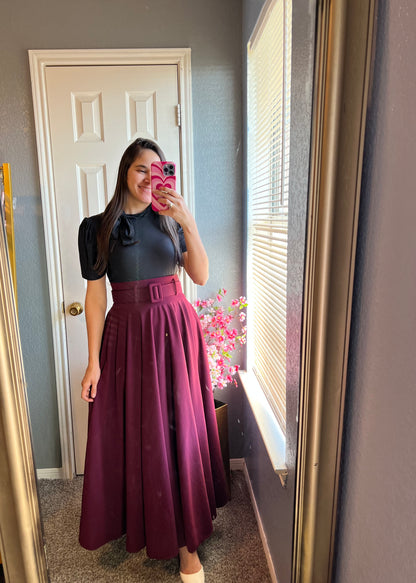 Faithful Maxi Skirt Vino