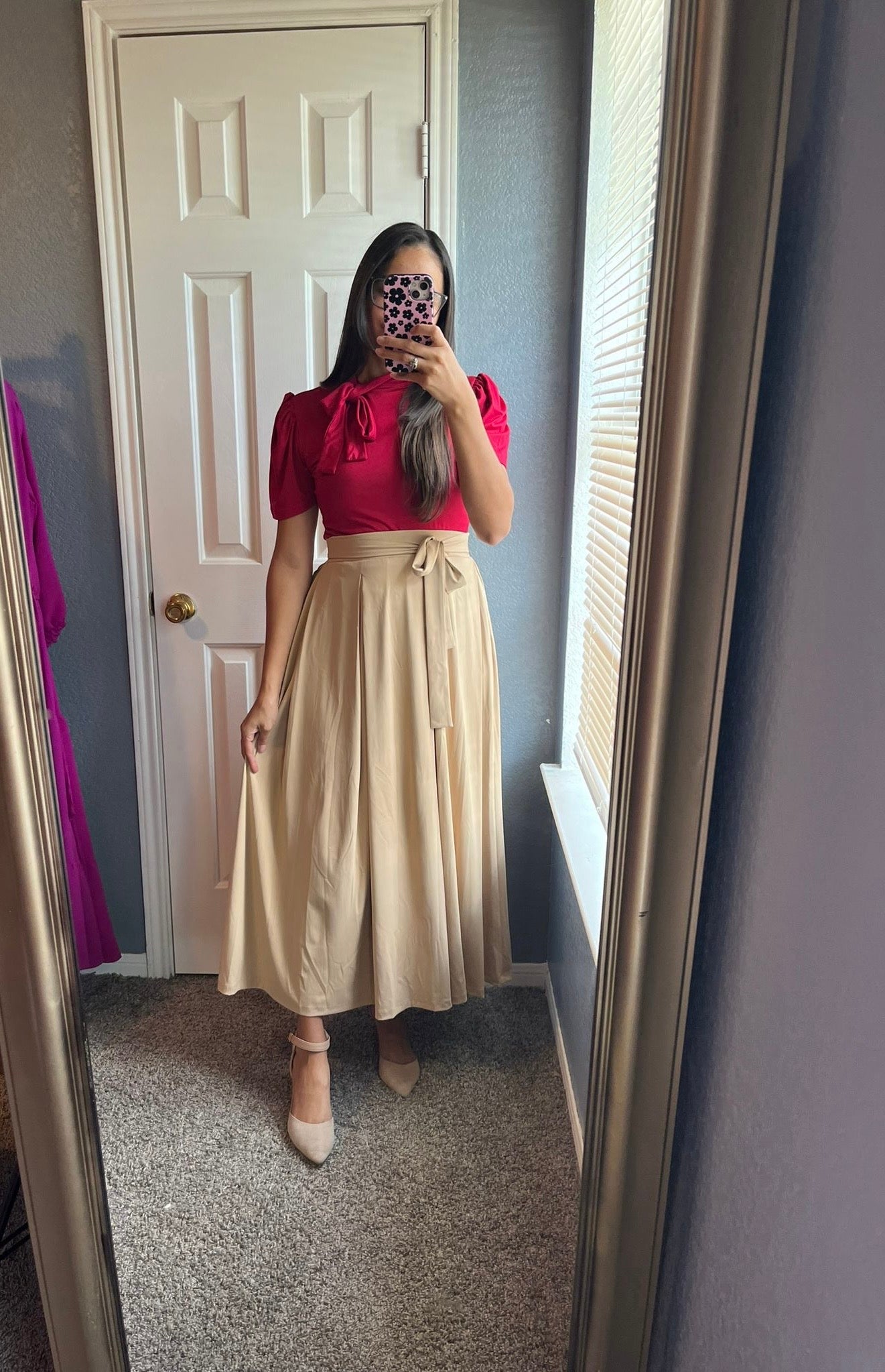 Sierra Maxi Skirt Beige