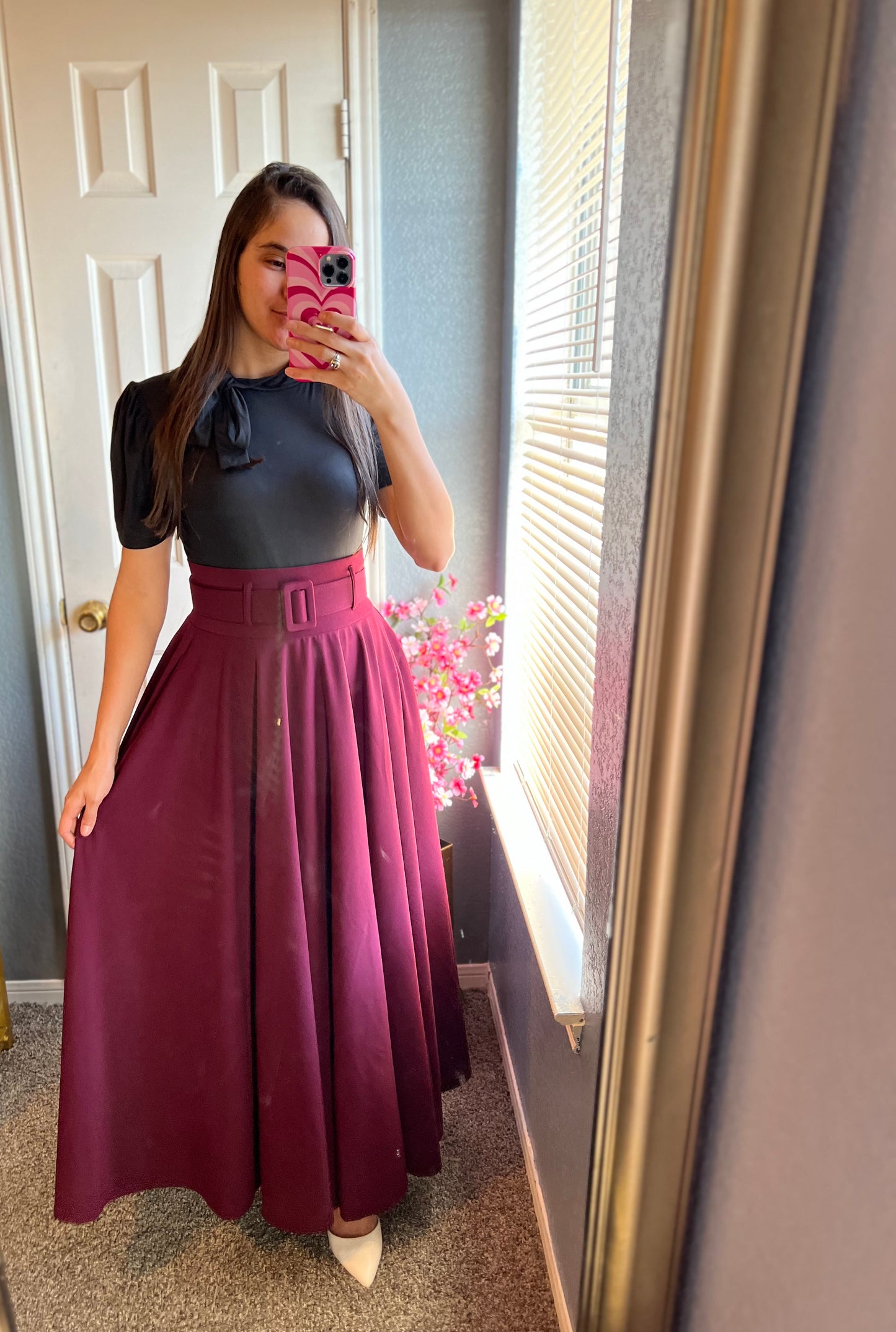 Faithful Maxi Skirt Vino