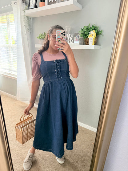 Bow Jumper Denim