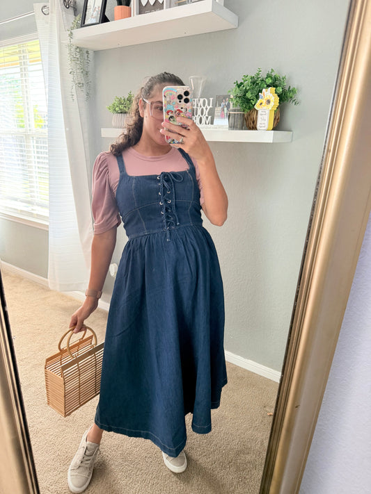 Bow Jumper Denim