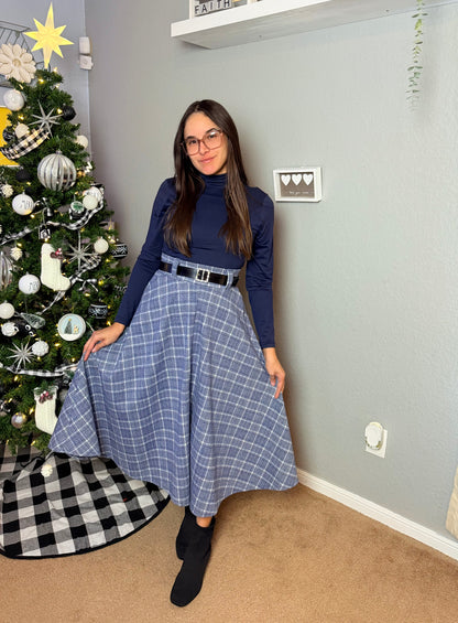 Ruth Midi Skirt Gris