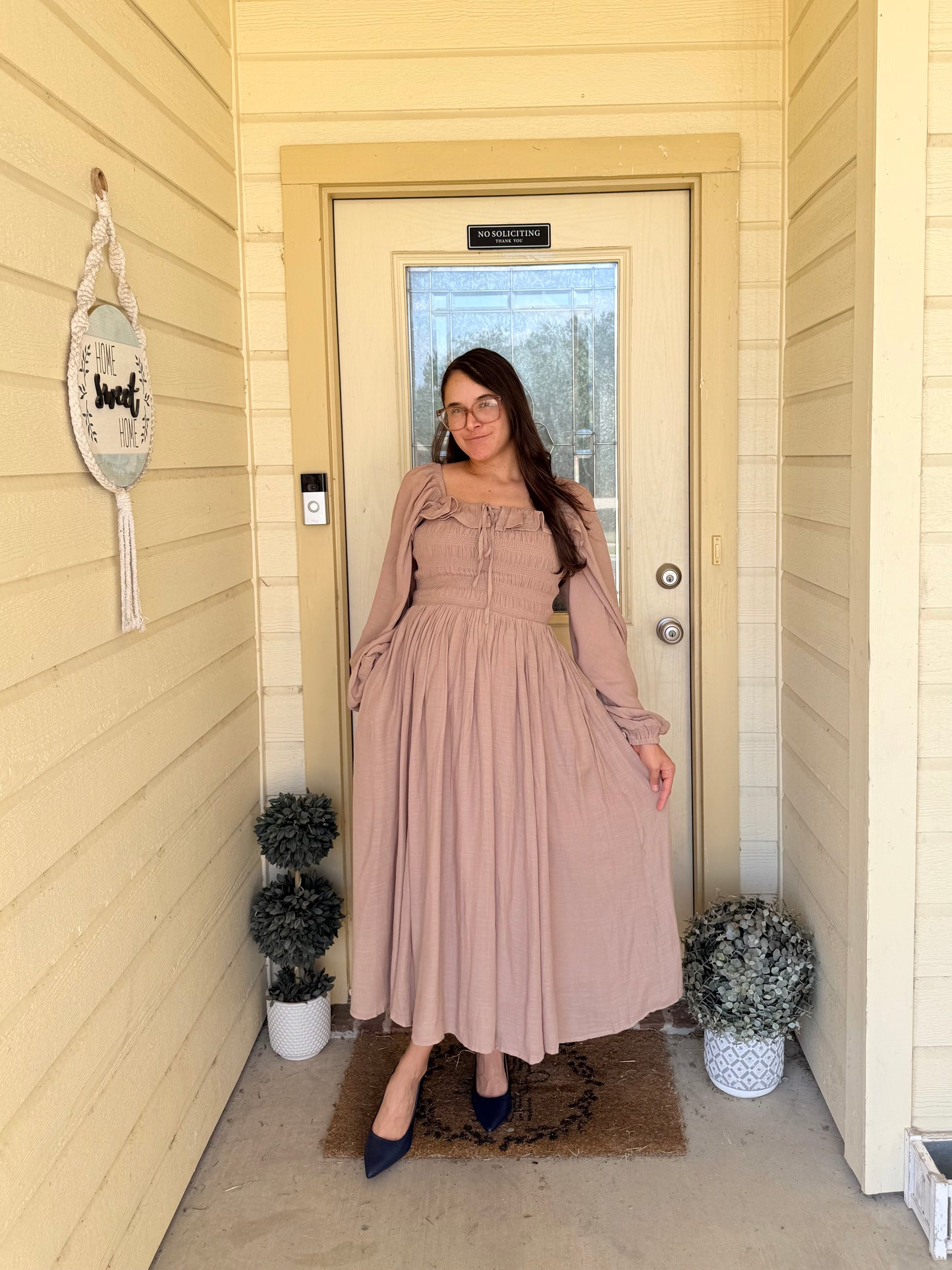Taupe Maxi Dress