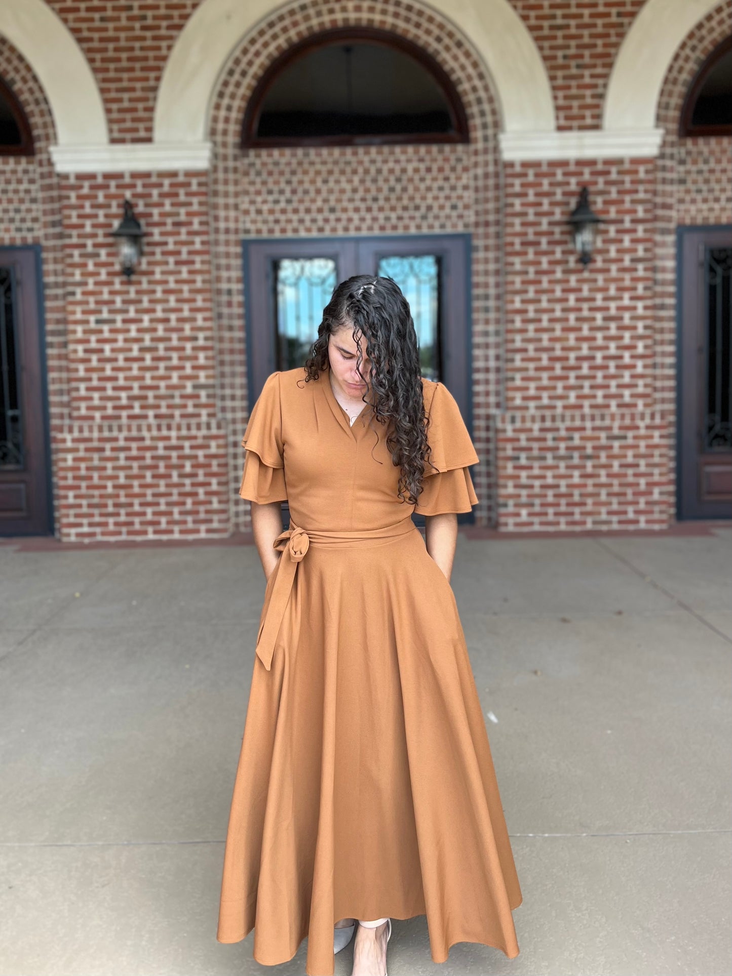 Aubrie Maxi Dress Brown