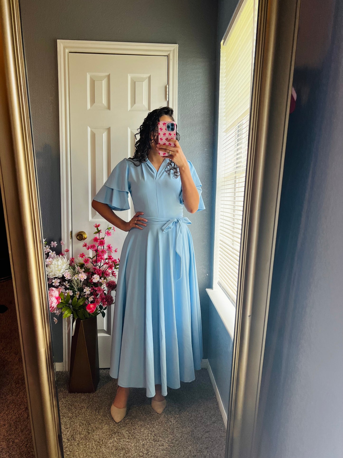 Aubrie Maxi Dress Blue