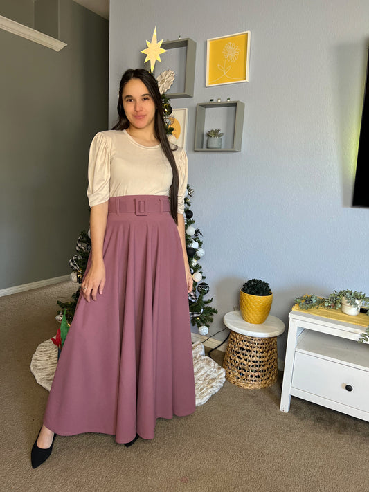 Faithful Maxi Skirt Mauve