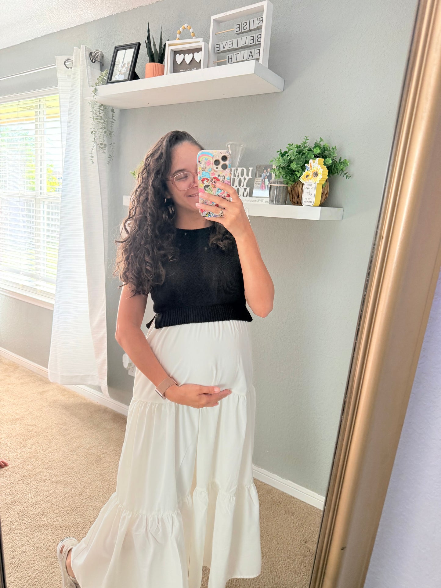 Sandrie Maxi White Dress