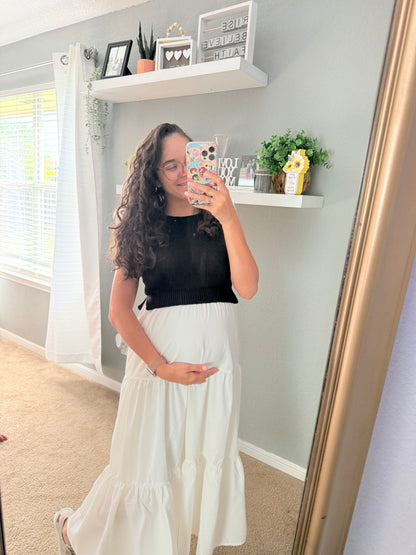 Sandrie Maxi White Dress