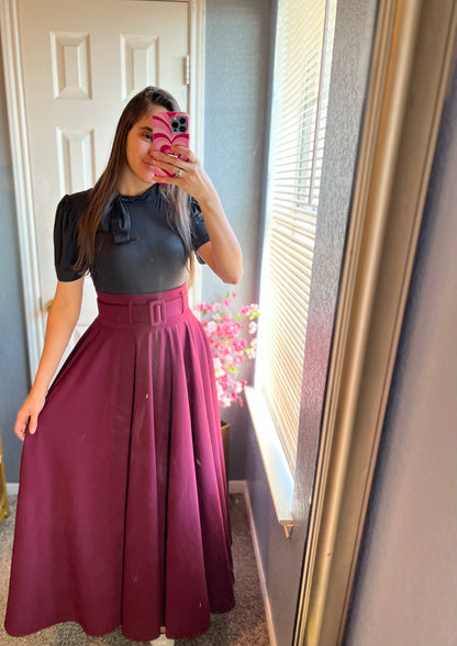 Faithful Maxi Skirt Vino