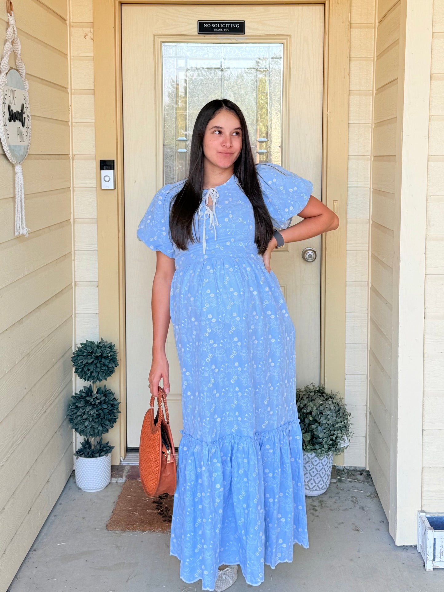 Zoie Maxi Dress Blue
