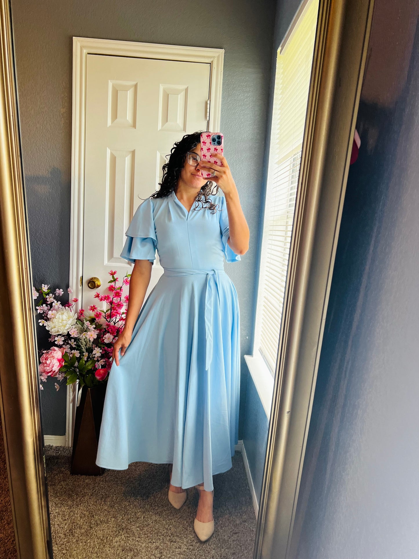 Aubrie Maxi Dress Blue