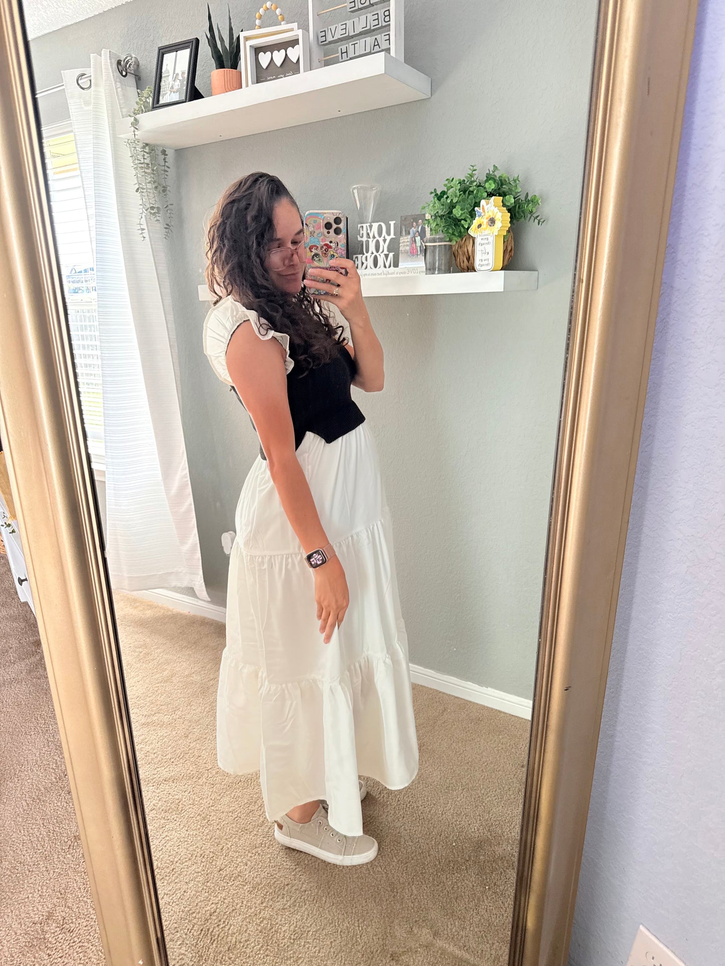 Sandrie Maxi White Dress