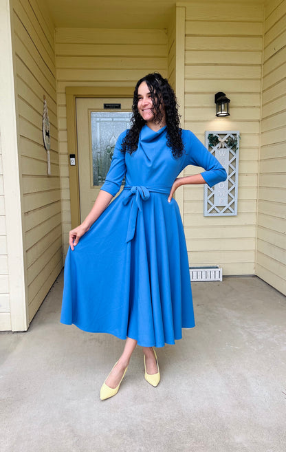 Daiane  Maxi Dress Dusty Blue