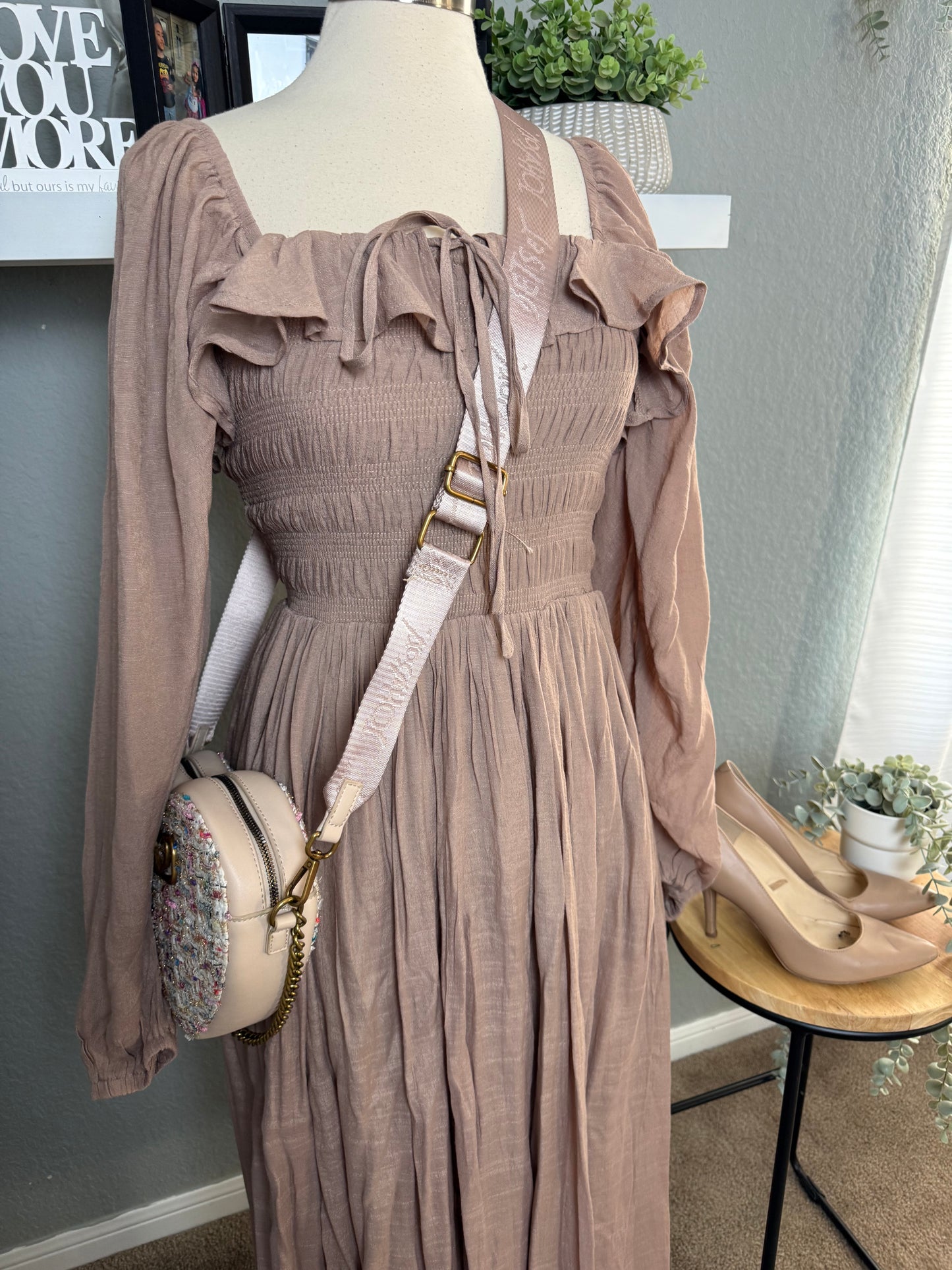 Taupe Maxi Dress