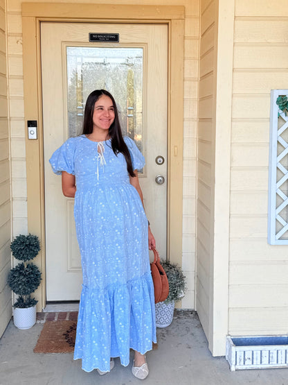 Zoie Maxi Dress Blue