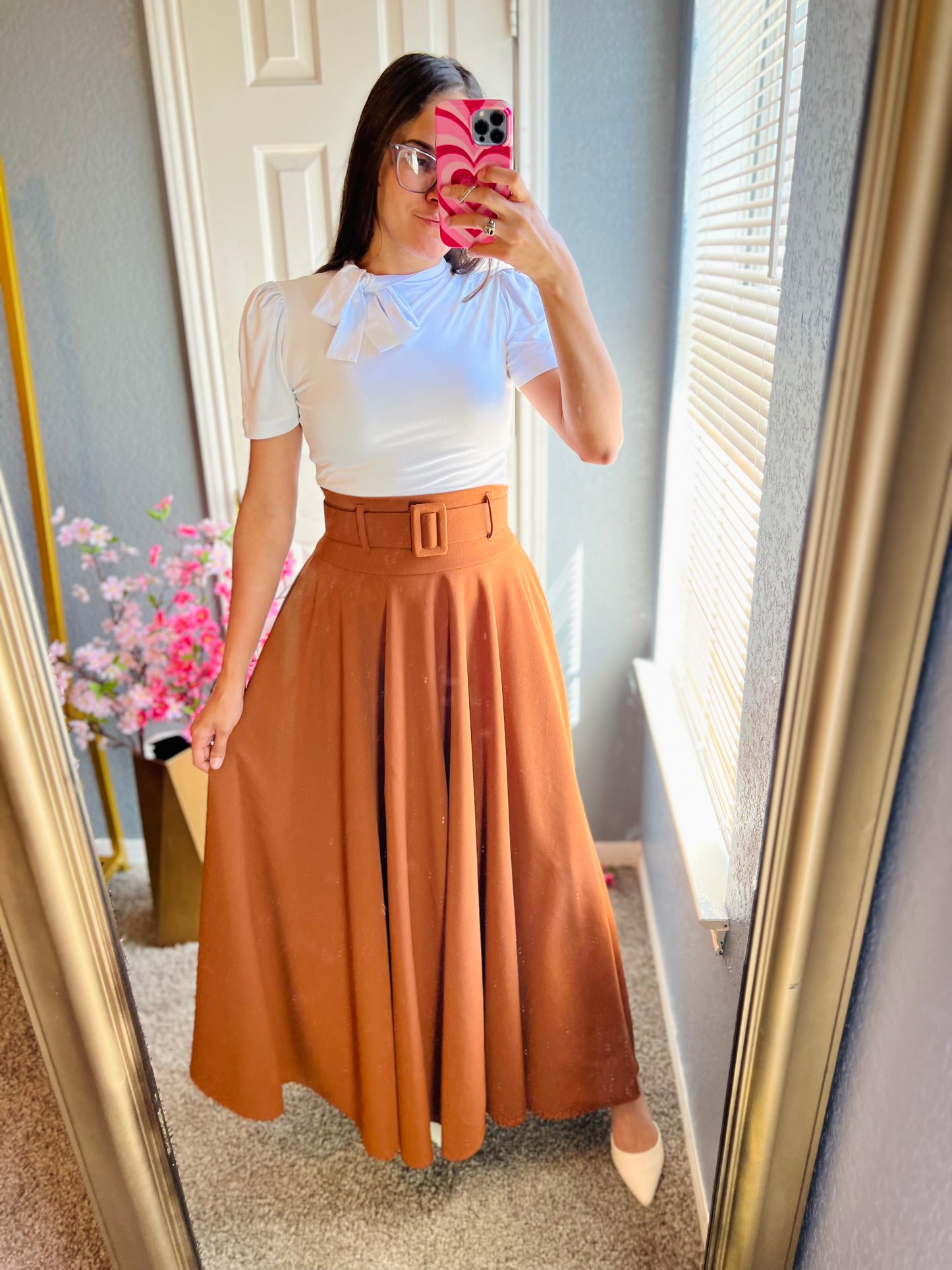 Faithful Maxi Skirt Bronw