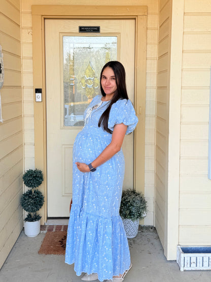 Zoie Maxi Dress Blue